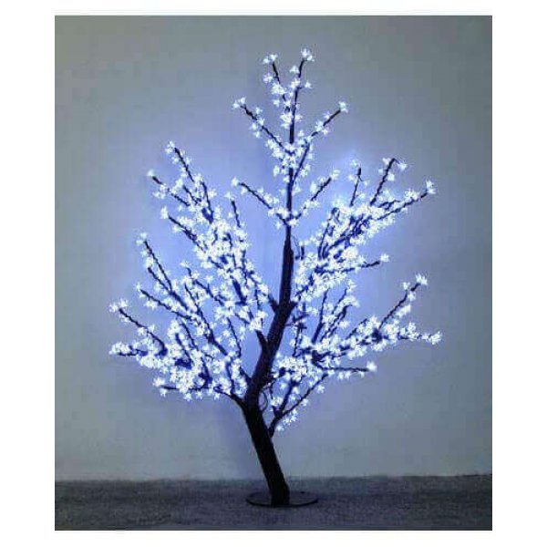 Χριστουγεννιάτικο Φωτιζόμενο Δέντρο με Λευκά LED (1,40m)
